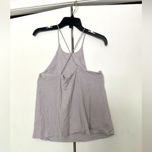 H&M Gray Cross-Back Top